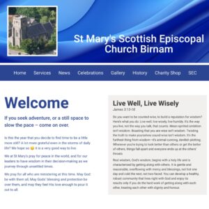 Web Design in Perthshire - St Marys