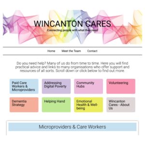 Web Design in Perthshire - Wincanton Cares